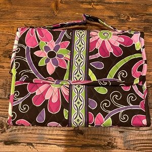 NWOT Vera Bradley Purple Punch travel jewelry book